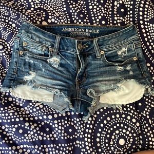 America Eagle cut off Jean shorts.